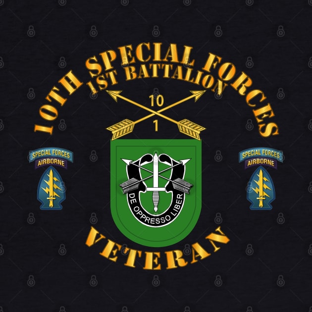 1st Bn, 10th Special Forces w Flash - SSI by twix123844